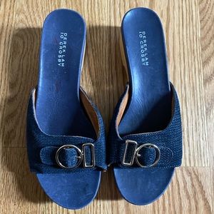 Derek Lam 10 Crosby Wood Platform Slides